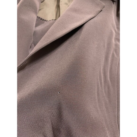 Vtg Louise Ricci Womens Suit Chocolate Brown Size 18 Beaded Embellished Lined - Picture 15 of 16